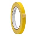 WOD Gaffer Tape, Yellow Low Gloss Finish Film, 1/2 inch x 60 ft. Residue Free, Non Reflective Cloth Fabric, Secure Cords, Water Resistant, Photography, Filming Backdrop, Production
