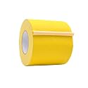 WOD Gaffer Tape, Yellow Low Gloss Finish Film, 6 inch x 60 ft. Residue Free, Non Reflective Cloth Fabric, Secure Cords, Water Resistant, Photography, Filming Backdrop, Production