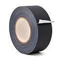 WOD Professional Grade Black Gaffer Tape - Made in USA - 2.5 in. x 50 yds. (20-Rolls) No Sticky Residue, Cables, Non Reflective, Hand Tearable, Gaff Cloth Trade Shows, Concerts