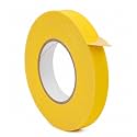 WOD Professional Grade Yellow Gaffer Tape - Made in USA - 3/4 in. x 50 yds. (64-Rolls) No Sticky Residue, Cables, Non Reflective, Hand Tearable, Gaff Cloth Trade Shows, Concerts