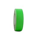 WOD GTMC12F Professional Grade Gaffer Tape, Fluorescent Green - 1/2 inch x 60 ft. No Sticky Residue, For Cables, Non Reflective, Easy to Tear, Gaff Cloth for Trade Shows, Concerts