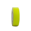 WOD GTMC12F Professional Grade Gaffer Tape, Fluorescent Yellow - 1.5 inch x 60 ft. (32-Rolls) No Sticky Residue, For Cables, Non Reflective, Easy to Tear, Gaff Cloth for Trade Shows, Concerts