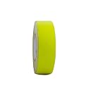 WOD GTMC12F Professional Grade Gaffer Tape, Fluorescent Yellow - 1/2 inch x 60 ft. No Sticky Residue, For Cables, Non Reflective, Easy to Tear, Gaff Cloth for Trade Shows, Concerts