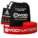 WOD Nation Muscle Floss Bands Recovery Band for Tack and Flossing Sore Muscles and Increasing Mobility : Stretch Band Includes Carrying Case