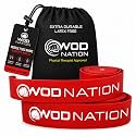 WOD Nation Muscle Floss Bands Recovery Band for Tack and Flossing Sore Muscles and Increasing Mobility : Stretch Band Includes Carrying Case