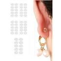 Woffely (200 Pcs) Premium Earlobe support patches for heavy earrings| Ear lobe support tape Ear stickers for heavy earrings & big Jhumkas | Big Ear hole closer tape & ear support for heavy earrings.