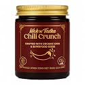 Wok n Tadka Spicy Garlic Chili Crunch 6oz, No Seed Oils, Crunchy Chili Crisp with Organic Extra Virgin Olive Oil, Superfood Seeds, No Sugar Added, Gluten Free, Keto, Vegan