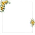 Wokceer Square Wedding Arch Backdrop Stand White Metal Arch 8FT x 8FT