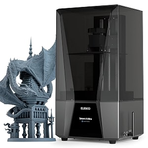 elegoo saturn 3 ultra 12k resin 3d printer with 10-inch 12k mono lcd high-precision printing auto bed leveling advanced cooling system tilt release technology