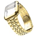 Wolait Compatible with Apple Watch Bands for Men 49mm 46mm 45mm 44mm 42mm 41mm 40mm 38mm,Stainless Steel Metal iWatch Bands with Screen Protector Case for Apple Watch Series11-1SE3/2/1,Ultra 3 2 1