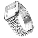 Wolait Compatible with Apple Watch Bands for Men 49mm 46mm 45mm 44mm 42mm 41mm 40mm 38mm,Stainless Steel Metal iWatch Bands with Screen Protector Case for Apple Watch Series11-1SE3/2/1,Ultra 3 2 1