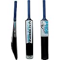 Retro Plus Blue & Blue Black Hard Plastic Cricket Bat Size 8N (34"X4.5")