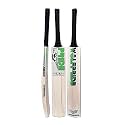 Retro Plus Full Size Cricket Bat, Ideal for Age 15+ Yrs with Anti Scuff Sheet, Toe, and Cover (Retro Plus Green Sticker &amp; Black Grip, Kashmir Willow Cricket Bat)