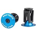 Wolf Tooth Alloy Bar End Plugs (Set of 2) - Blue