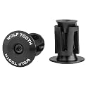 Wolf Tooth Alloy Bar End Plugs (Set of 2) - Black