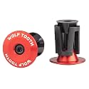 Wolf Tooth Alloy Bar End Plugs (Set of 2) - Red