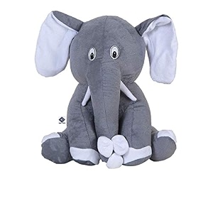 white pink baby elephant soft toy kids boysgirls grey