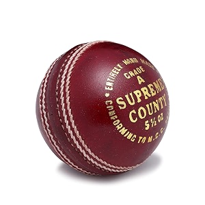 wolfer supreme county red leather ball pack of one