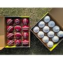 WOLFER Supreme County Red Leather Ball (Pack of Twelve)