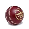 WOLFER Supreme County Red Leather Ball (Pack of One)