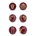 WOLFER Supreme County Red Leather Ball (Pack of Six)