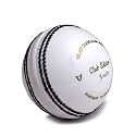 Wolfer T20 Club Edition Leather Cricket Ball - Pack of one (White)