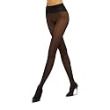 Wolford Neon 40 Denier Tights Pantyhose for Women Semi Sheer Brilliant Shine Soft Logo Waistband Invisible Reinforced Toe