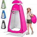 WolfWise PRO Pop Up Shower Tent with Silver Coated, Floor and Rain Fly