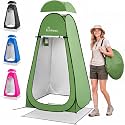 WolfWise PRO Pop Up Shower Tent with Silver Coated, Floor and Rain Fly