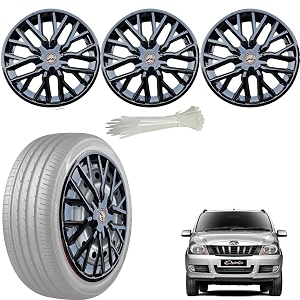 wolkomhome car accessories wheel cap hub cap 15 inch wheel cover delta full black set of 4 wheel cap for quanto