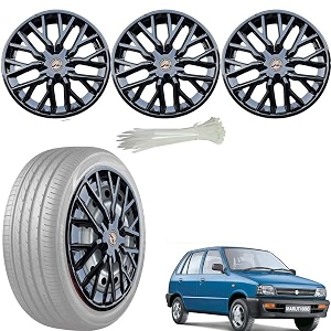 wolkomhome car accessories wheel cap hub cap 12 inch wheel cover delta full black set of 4 wheel cap for 800
