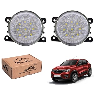 wolkomhome car fog light 18 led smd super bright car light accessories for kwid climber