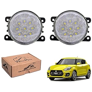 wolkomhome car fog light 18 led smd super bright car light accessories for new swift 2018 to 2022