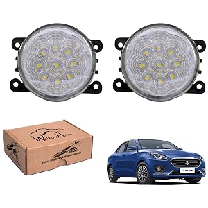 wolkomhome car fog light 18 led smd super bright car light accessories for swift dzire type-2
