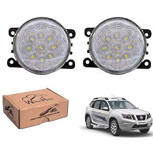 wolkomhome car fog light 18 led smd super bright car light accessories for terrano