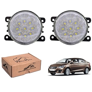 wolkomhome car fog light 18 led smd super bright car light accessories for ciaz