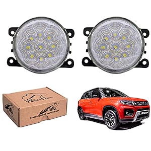 wolkomhome car fog light 18 led smd super bright car light accessories for vitara brezza 2020