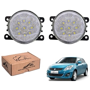 wolkomhome car fog light 18 led smd super bright car light accessories for swift dzire type-3