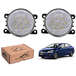 wolkomhome car fog light 18 led smd super bright car light accessories for ciaz 2018