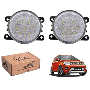 wolkomhome car fog light 18 led smd super bright car light accessories for ignis 2020