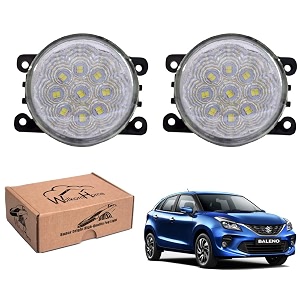 wolkomhome car fog light 18 led smd super bright car light accessories for baleno rs 2019