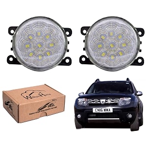 wolkomhome car fog light 18 led smd super bright car light accessories for duster t2