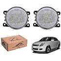 WolkomHome Car Fog Light 18 LED SMD Super Bright Car Light Accessories for Swift Dzire 2017