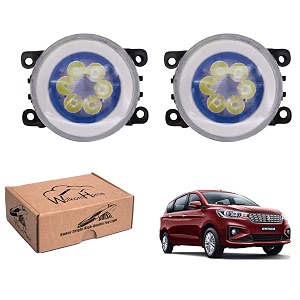 wolkomhome car fog light 6 led with drl car light accessories for ertiga type 2