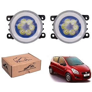 wolkomhome car fog light 6 led with drl car light accessories for ritz type-2
