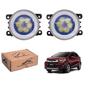 wolkomhome car fog light 6 led with drl car light accessories for wrv