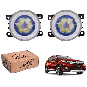 wolkomhome car fog light 6 led with drl car light accessories for brv