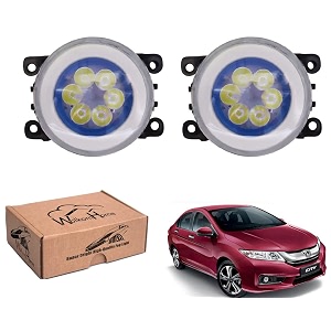 wolkomhome car fog light 6 led with drl car light accessories for city idtec