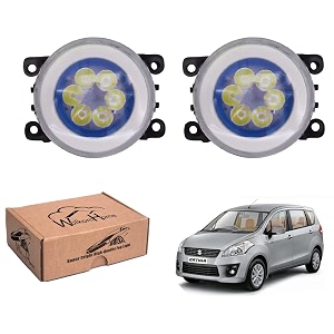wolkomhome car fog light 6 led with drl car light accessories for ertiga type-1