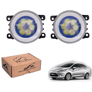 wolkomhome car fog light 6 led with drl car light accessories for fiesta old